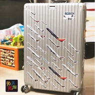 33 aviation aircraft model stickers, airline travel luggage, trolley box st33 Sheets aircraft model stickers airline travel Company Suitcase trolley Case stickers Street Wear luggage stickers Waterproof