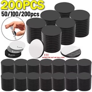 50-200PCS Round Self Adhesive Dots Stickers - Magneti adhesive-backed soft Tape - Mobile Phone Holde