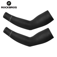【In stock】RockBros Outdoor Sport Cooling Arm Sleeves Cover Cycling UV Sun Protection 1pair VXZG