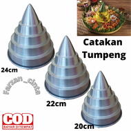 Cetakan tumpeng Loyang tumpeng cetakan tumpeng tangga candi ukuran variasi