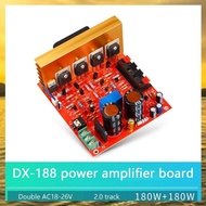 (Z H C T)Power Amplifier Audio Board 180W+180W 2.0 Channel FET Speaker