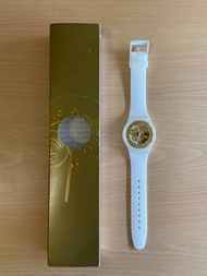 SWATCH SUOZ148 石英 白色 矽膠錶帶