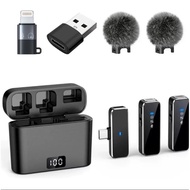 New N3Live Microphone Lavalier Microphone Wireless Microphone Noise Reduction Microphone Charging Ca
