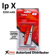 Baterai XTRIKE Double Power Apple Iphone X Batre Batrai Ip Battery HP Handphone