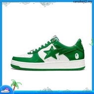 BAPE STA Ortholite White Red Low Top Casual Board Shoes