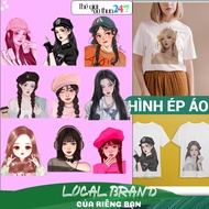 Girl's ironed and heat pressed image - G3 pressed with iron, iron