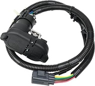 3.7-Foot Trailer Tow Rear Bumper Wiring Connector Harness Kit Fits Transit 150/250/350 2015 2016 201