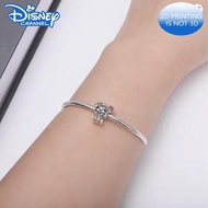 1pcs Charms Disney Stitch Bracelet Silver color Jewelry Pendant Beads Original Women Bracelet Bangle