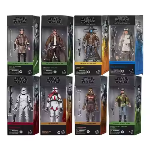 Hasbro Star Wars Black Series 6-inch Action Figures: Mandalorian, Ahsoka, Bo-Katan & Luke, In Stock 