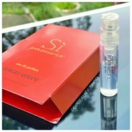 Giorgio Armani Si Passione Eau De Parfum 1.2ml. อามานี่ ซิแดง น้ำหอมผู้หญิง ไวออล ขนาดทดลอง