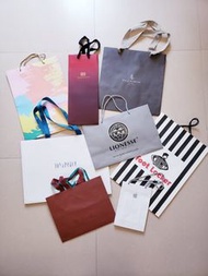 Branded paper bag gift bag shopping bag wine bag Cake bag - Madison Wine, Four Seasons, Joy &amp; Peace, Lionesse, Foot Locker, Apple, Loro Piana / 紙袋， 名牌紙袋， 購物袋， 禮物袋