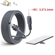 SUEREN Extension Adapter Cable, 0.5-20M DC5521 DC Power Extension Cabel, Safty PVC Copper Wire 20AWG