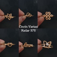 MATA 375 Gold Eye Motif Ring