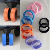 8Pcs /Set Luggage Wheel Silicone Cover Rubber Material Wheel Protective Cover