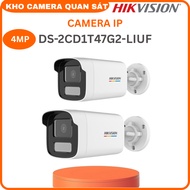 Camera IP Hikvision DS-2CD1T47G2-LIUF 4MP dòng ColorVu có màu và mic thu âm - hàng chính hãng -Kho c