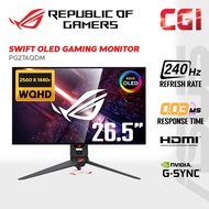 Asus ROG Swift OLED QHD 1440p 240Hz 0.3ms G-sync Gaming Monitor (26.5") PG27AQDM