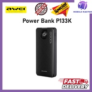 Awei P133K Portable 4 Built-in Cable Power Bank - 10000mAh - Black