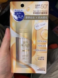 曼秀雷敦 Sunplay Skin Aqua SPF50+PA++++ 幹細胞防曬精華(無著色) 膠原自生X抗光老化 30克 Mentholatum Stem Cell UV Essence 30g 