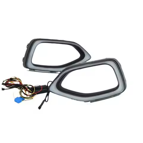 A85E-For MG HS 2018-2019 Fog Lamp LED Daytime Running Light DRL Turn Signal Accessory Parts