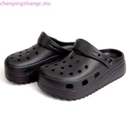 UTUNE Women Beach Sandal Outdoor 6.5 cm Thick Bottom Light Weight Hole Flat Sandals Unisex Casual Sl