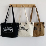 Korean Letters Canvas Bag Tote Bag Korean Bag Shoulder Bag Sling Bag