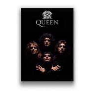 30x40cm with Frame Queen Band Art Poster Bohemian Rhapsody Posters and Prints Wall Picture Canvas Pa
