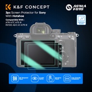 KNF Concept 3pc Anti-Scratch For sony A7III A7C A7S III RX100 A9 II A1 A7R III Etc Tempered Glass 9h