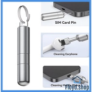 SIM Card Ejector Pin with Mobile Cleaning Kit Anti-Lost Sim Card Ejector Pin Keychain Universal Tool