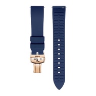 Premium Mar-vin Style Hybrid Strap 18/19/20/21/22/23/24mm - Soft Waterproof Silicone Band with Quick