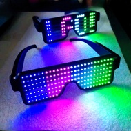 KEDAH LED Glasses Mix Color LED Beads Customize LED Glasses Non-Customize LED Glasses Neon Glasses P