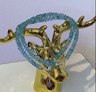 天然藍磷灰石🔵切割手串925