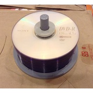 高優質 索尼SONY 16X 120min 120分 DVD-R 4.7G 空白光碟片燒錄片37片 附CD布丁架跟蓋子