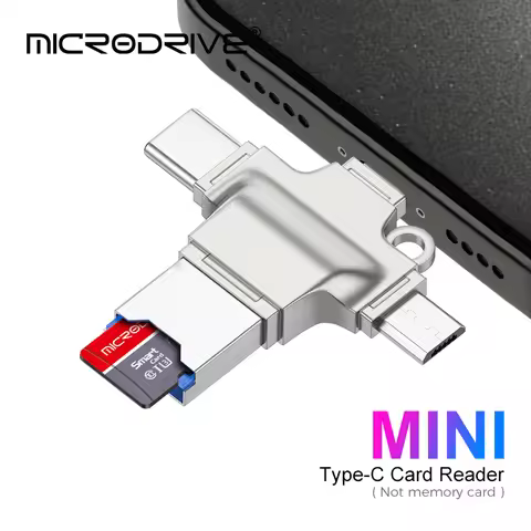 4 in 1 USB Flash Drive for iPhone iPad Pro Android Pen Drive Type C OTG Card Reader for iPhone iPad 