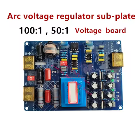 Arc Voltage Regulator Sub-plate, 100:1 Sub-plate, Plasma Regulator Sub-plate Voltage Divider Board 1