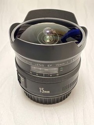 98% New Canon EF 15mm f2.8 Fisheye lens 魚眼鏡頭
