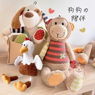 Dog Doll Pet Big Toys Soothing Puppy Sounding Chirp Dog Toys for Bite