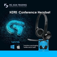 Logitech H390 Computer Headset Microphone Office Wired USB Noise-Cancelling Over-the-Ear Zoom Google