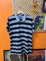 Adidas Original 三葉草條紋休閒Polo衫
