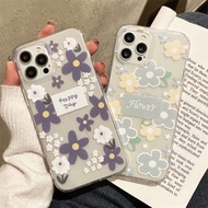 Soft Case Silikon Shockproof Motif Bunga Untuk OPPO A15S A16K A15 A16