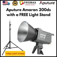 Aputure Amaran 200d S 200W Ultra-High SSI Daylight Bowens Mount LED with FREE Light Stand