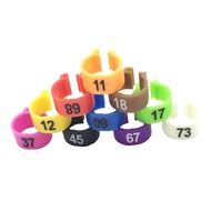 Diameter Dalaman 10mm Cincin Kaki Merpati Ayam Merpati Burung Burung Nuri Cincin Klip Dengan Cincin 