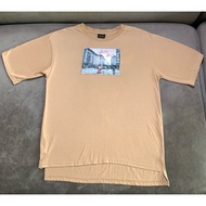 Second-Hand T-Shirt Short-Sleeved Round Neck Shirt Chest Size 41 Length 26-29 Bet Label Hole