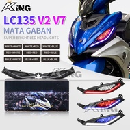 LC135 V2-V7 MATA GABAN LED LAMP SIGNAL LAMPU EAGLE EYE 9 COLORS PNP YAMAHA LC135 V2 V3 V4 V5 V6 V7