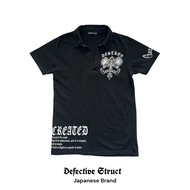 Vintage Y2K Defective Struct Poem Chrome Hearts ShirtPOLO