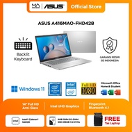 [✅Original] Laptop Asus Vivobook A416Mao-Fhd428 - Transparent Silver