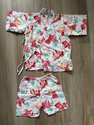 兒童金魚圖案浴衣套裝 和服