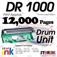 Compatible to Brother DR1000 DR-1000 Drum TN-1000 TN1000 Toner HL1110 DCP1510 MFC1810 MFC1815 HL1210