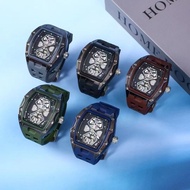 Bugatti Men's Watch Large Screen Quartz Watch Fashion Skeleton Watch Boy's Watch