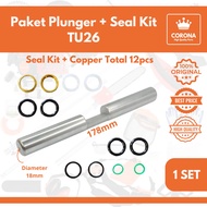 MESIN Plunger As + Rubber Seal Kit Copper Complete TU26 Pump Machine Sprayer Pest 2-stroke 3WZ4 777 