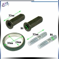 [EWY] Motorcycle Exhaust Studs Nuts Gasket Set Fit for GY6 50cc 125cc 150cc QMB139 PH